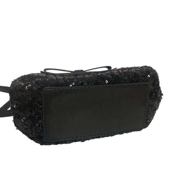Kate Spade Scotty Riva Crossbody Purse Sequin Leather Bow - Picture 5 of 9